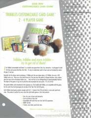 Sell Sheet Trouble With Tribbles 2-4 Player Game